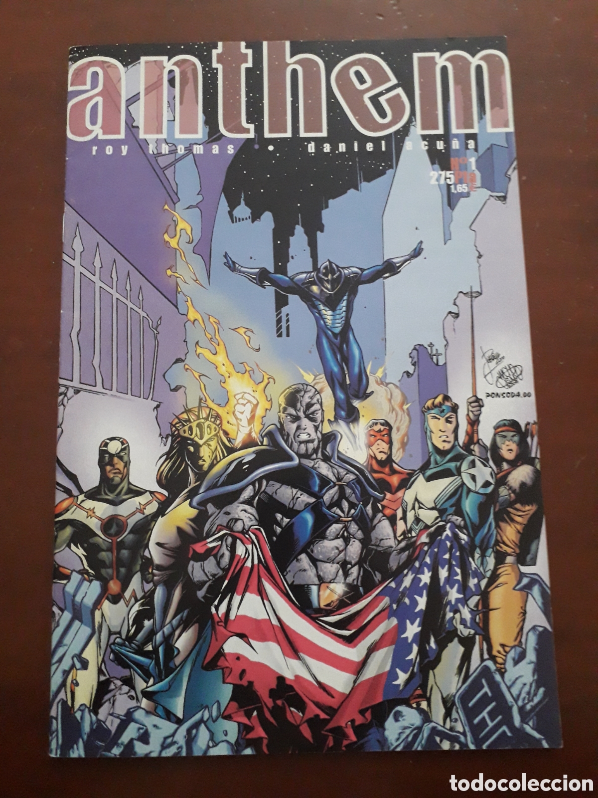 C&oacute;mics: Anthem num 1. Roy Thomas. Daniel Acu&ntilde;a. Excelente estado - Foto 1