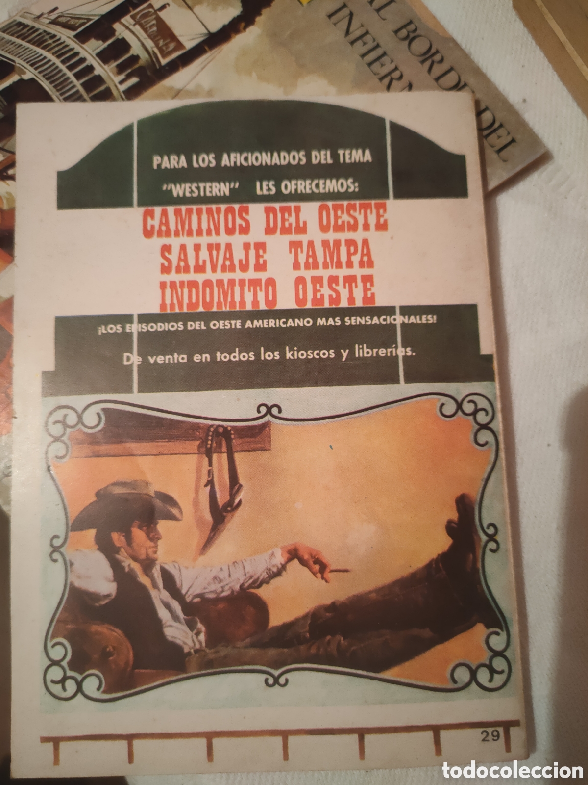 C&oacute;mics: Pueblo fantasma. Indomito oeste. Ediciones Petronio. - Foto 3