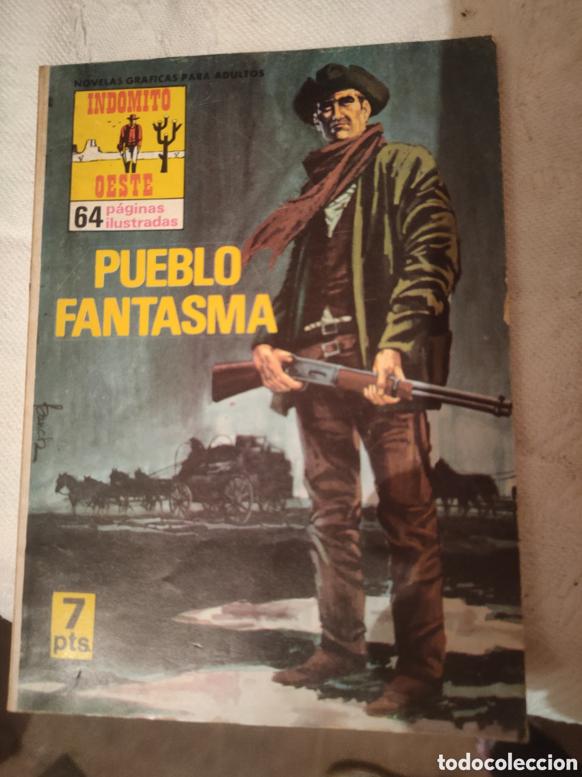 C&oacute;mics: Pueblo fantasma. Indomito oeste. Ediciones Petronio. - Foto 1
