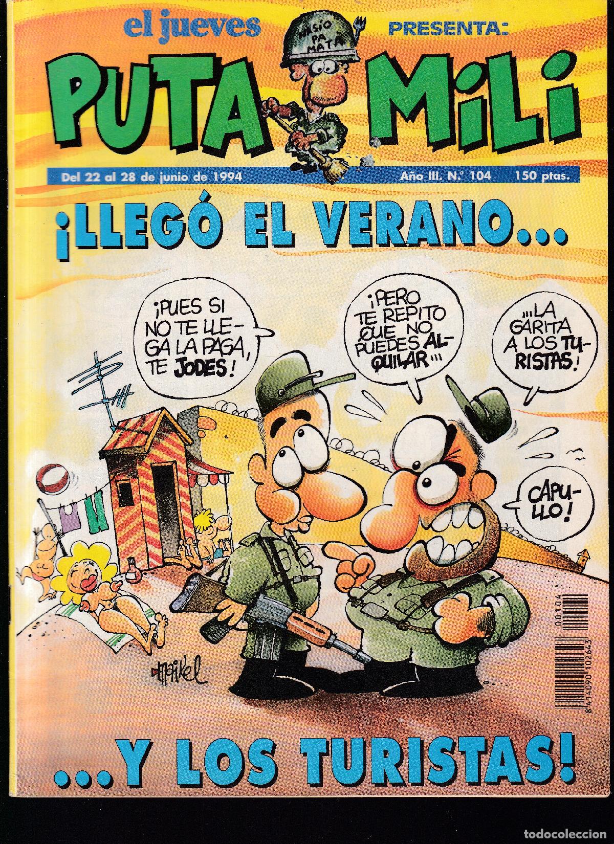C&oacute;mics: PUTA MILI - EL JUEVES - N&ordm; 104 / DEL 22 AL 28 DE JUNIO DE 1994 - Foto 1