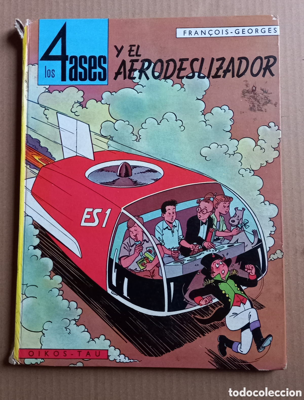 Los 4 Ases y el aerodeslizador.