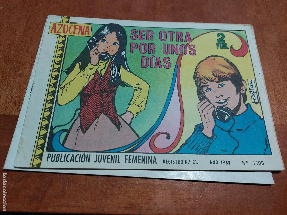 Comics: SER OTRA POR UNOS D&Iacute;AS. AZUCENA. GRAPA. BUEN ESTADO.
