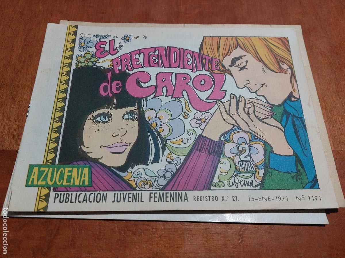 C&oacute;mics: EL PRETENDIENTE DE CAROL. AZUCENA 1191.. GRAPA. BUEN ESTADO.