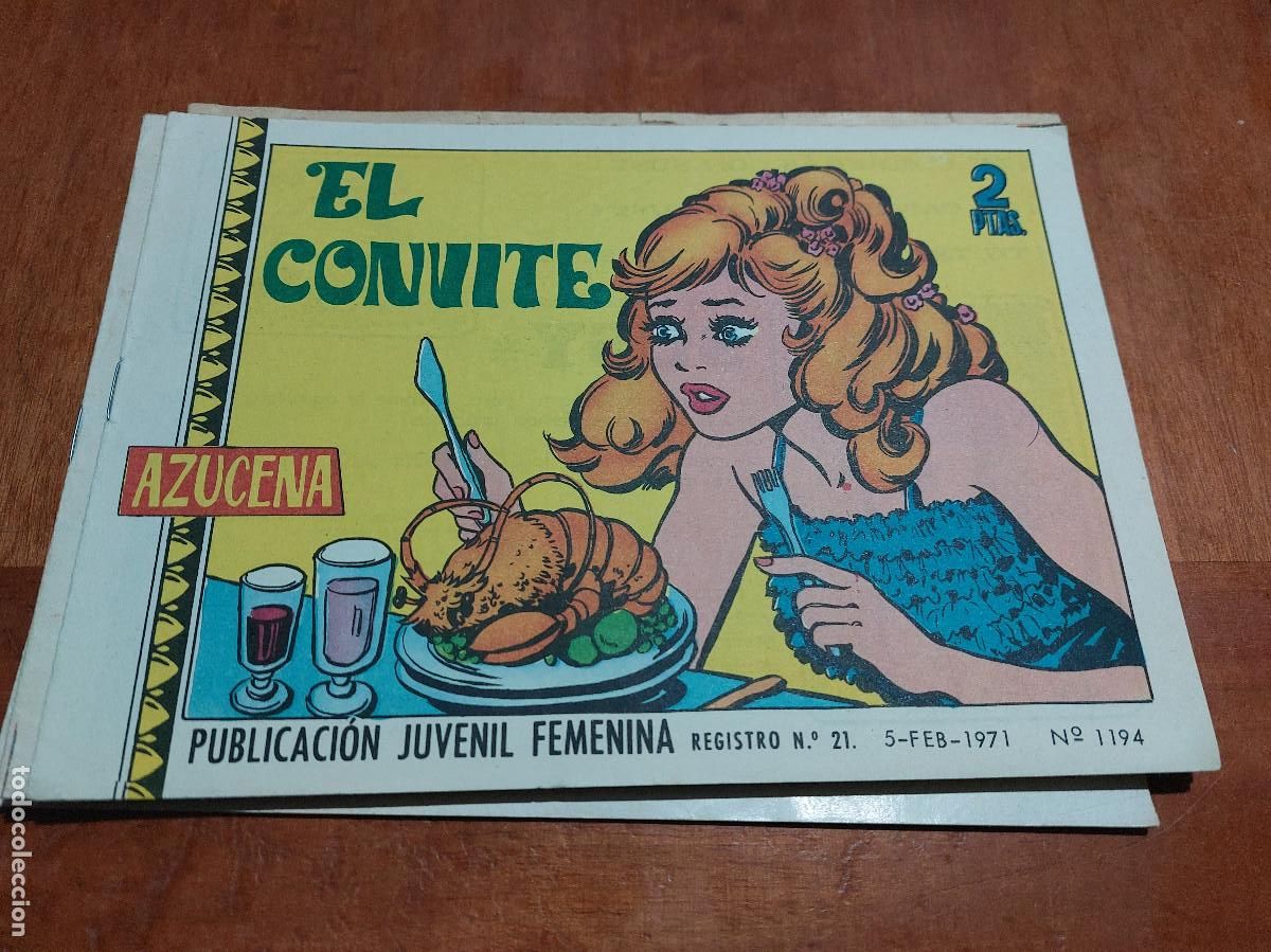 Comics: EL CONVITE. AZUCENA 1194. GRAPA. BUEN ESTADO.