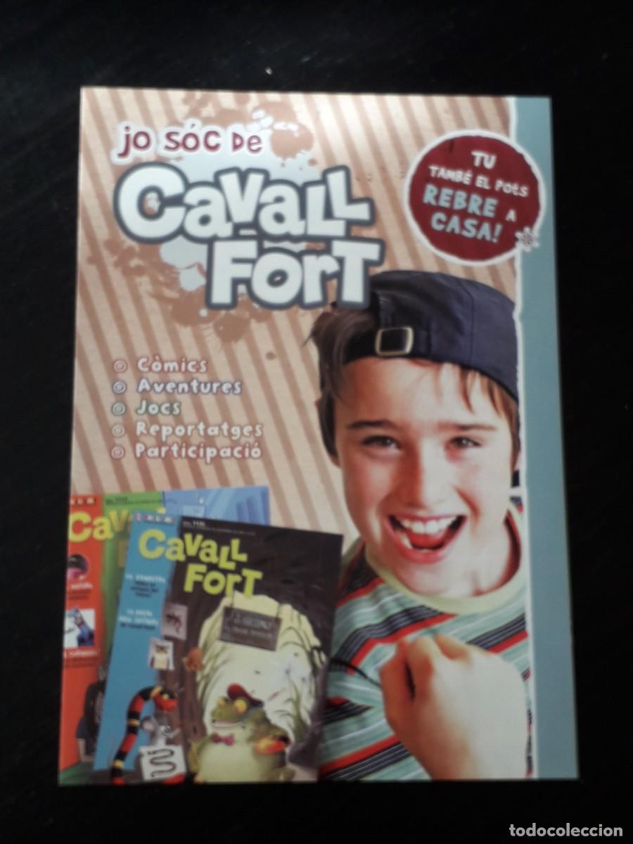 C&oacute;mics: FOLLETO DE SUBSCRIPCION REVISTA COMIC INFANTIL - CAVALL FORT Y EL TATANO - A&Ntilde;O 2010