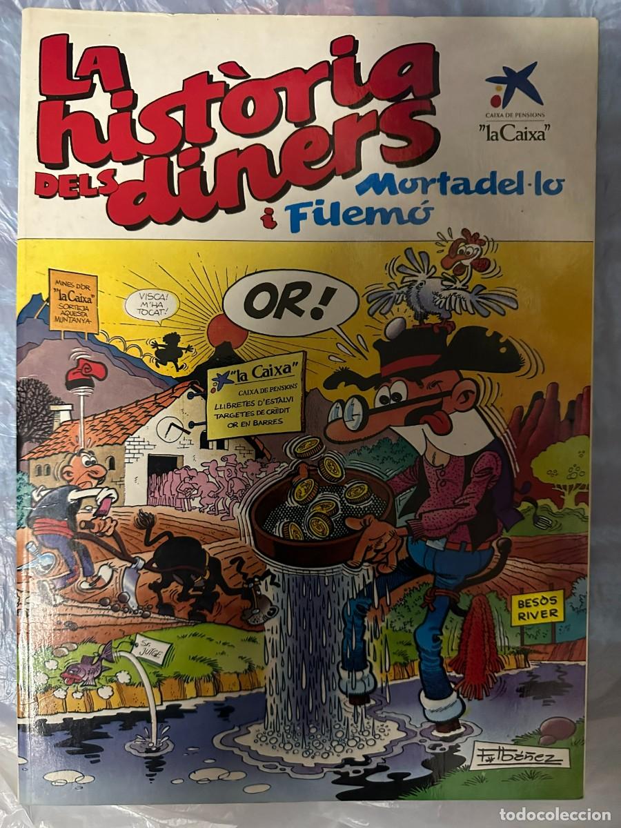 C&oacute;mics: c&oacute;mic de la Caixa de MORTADELO Y FILEMON en Catal&aacute;n, &rdquo; la hist&ograve;ria dels diners&rdquo; - Iba&ntilde;ez - Foto 1