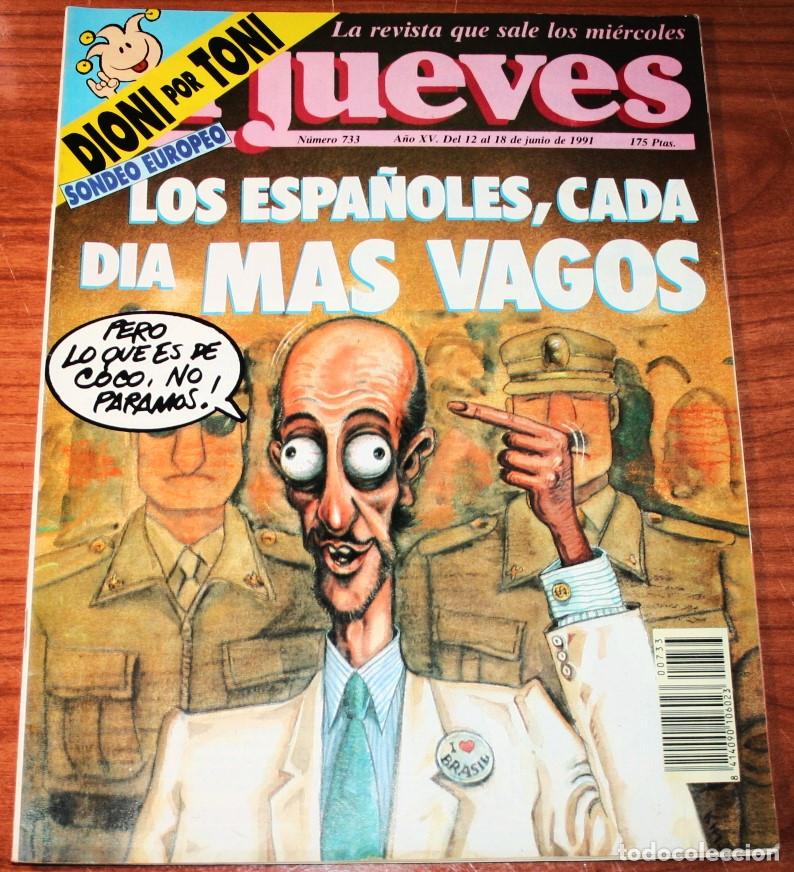 C&oacute;mics: EL JUEVES N&ordm; 733 - 12 AL 18 DE JUNIO 1991 - Foto 1