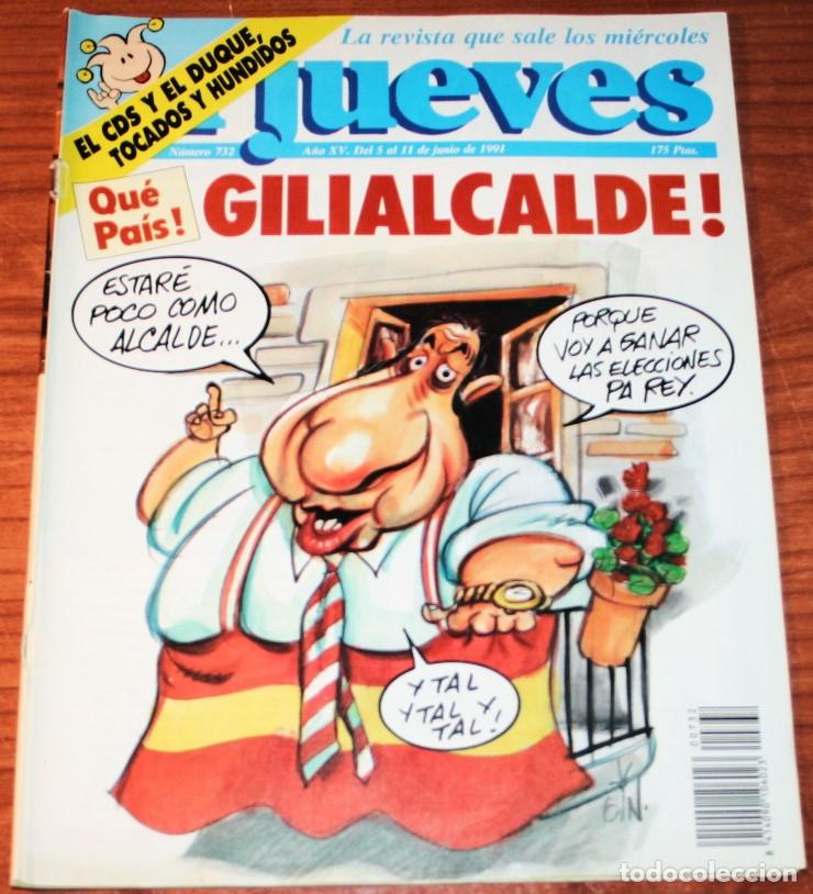 C&oacute;mics: EL JUEVES N&ordm; 732 - 5 AL 11 DE JUNIO 1991 - Foto 1