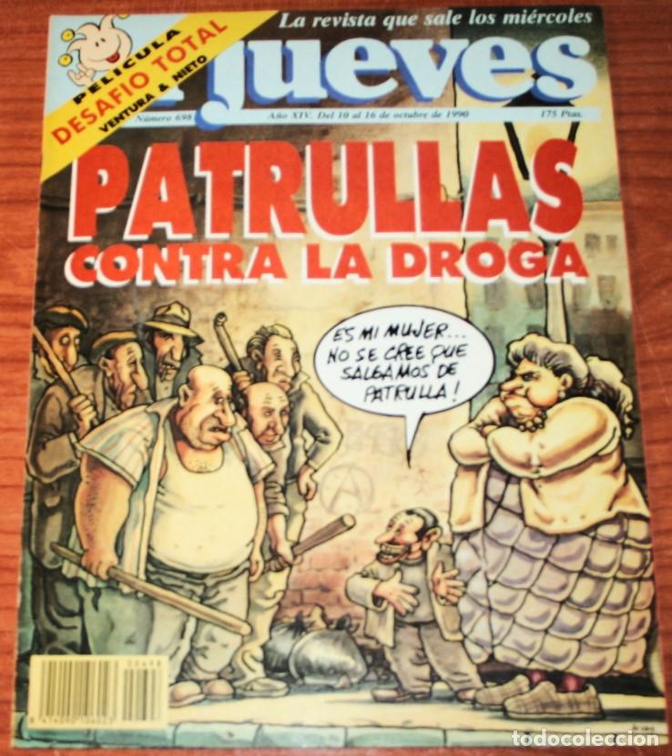 C&oacute;mics: EL JUEVES N&ordm; 698 - 10 AL 16 DE OCTUBRE DE 1990 - Foto 1