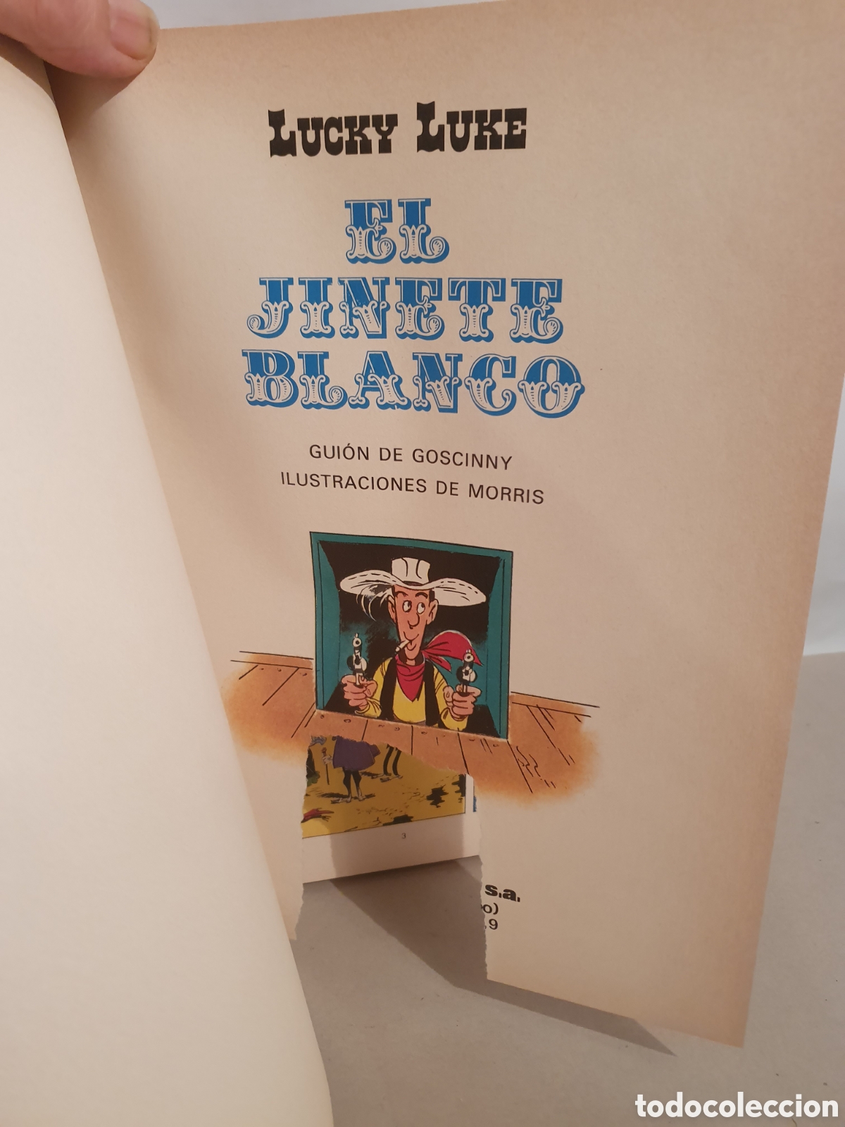 C&oacute;mics: LUCKY LUKE. 2 ALBUNES. LOS PRIMOS DALTON. EL JINETE BLANCO. - Foto 4