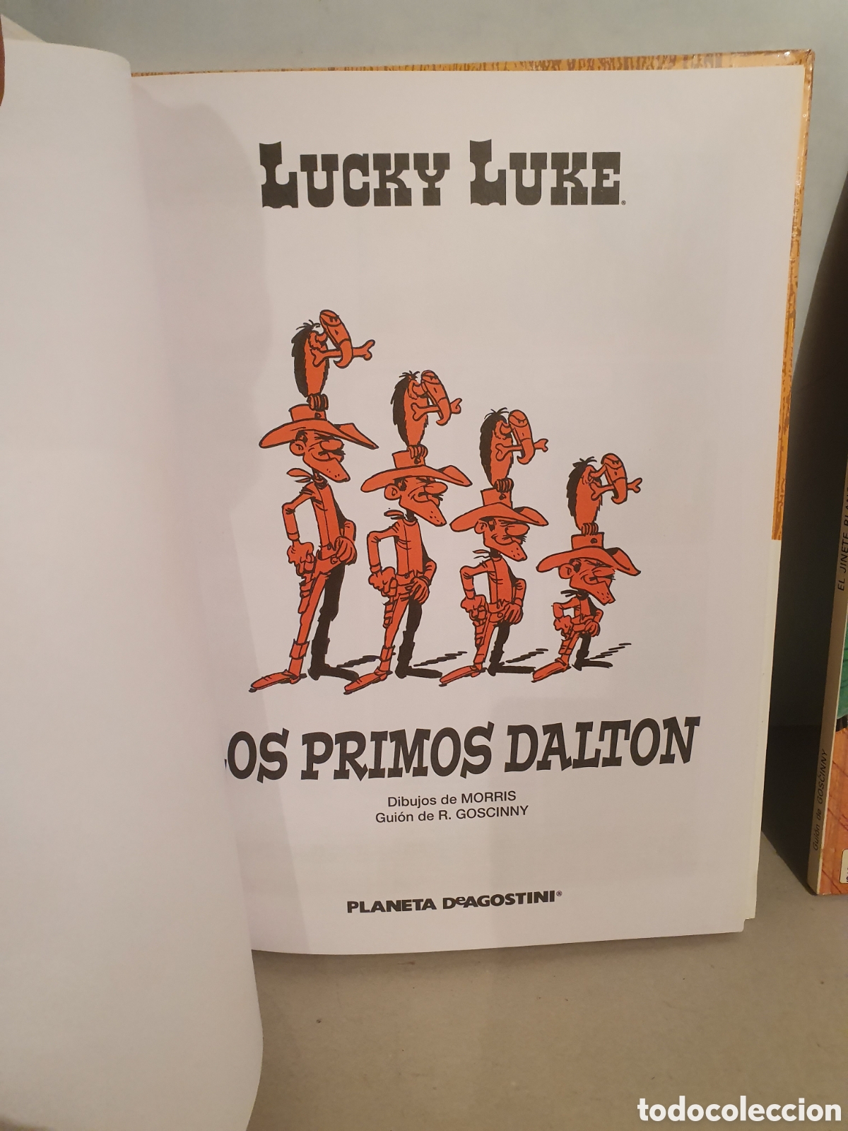 C&oacute;mics: LUCKY LUKE. 2 ALBUNES. LOS PRIMOS DALTON. EL JINETE BLANCO. - Foto 2