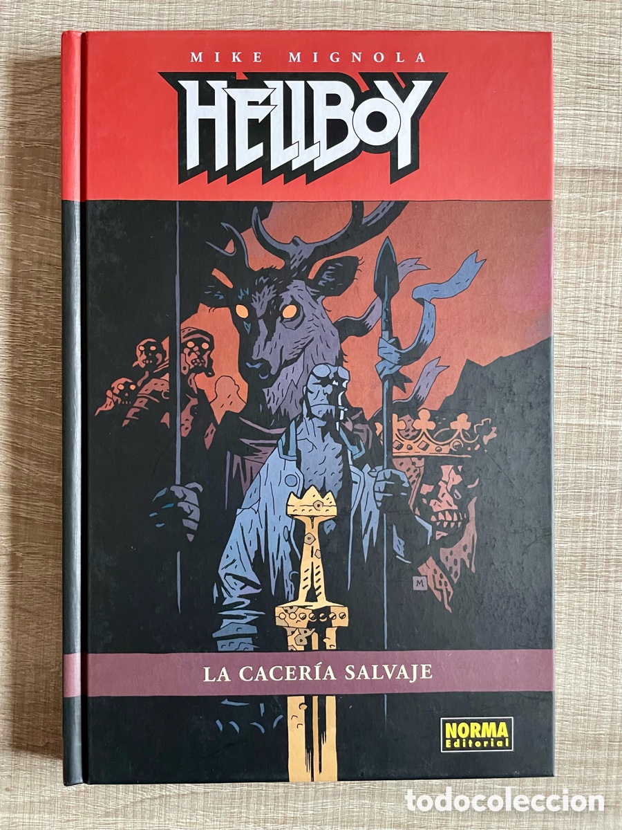 C&oacute;mics: C&oacute;mic &ldquo;Hellboy: La cacer&iacute;a salvaje&rdquo; Edici&oacute;n Carton&eacute;. Editorial Norma. - Foto 1