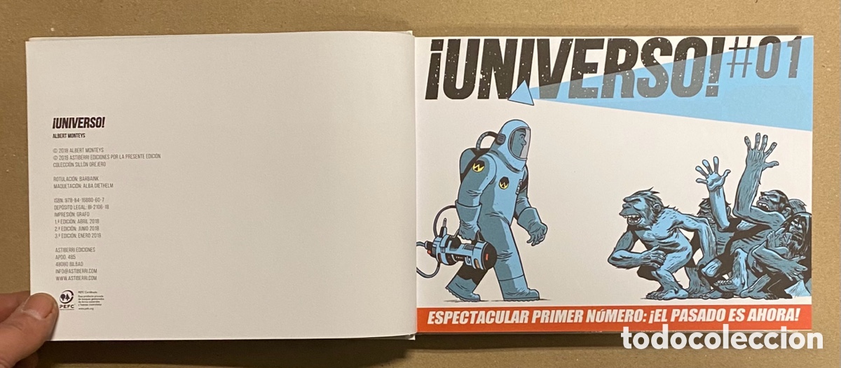 C&oacute;mics: UNIVERSO! ALBERT MONTEYS. ASTIBERRI EDICIONES 2019. - Foto 3