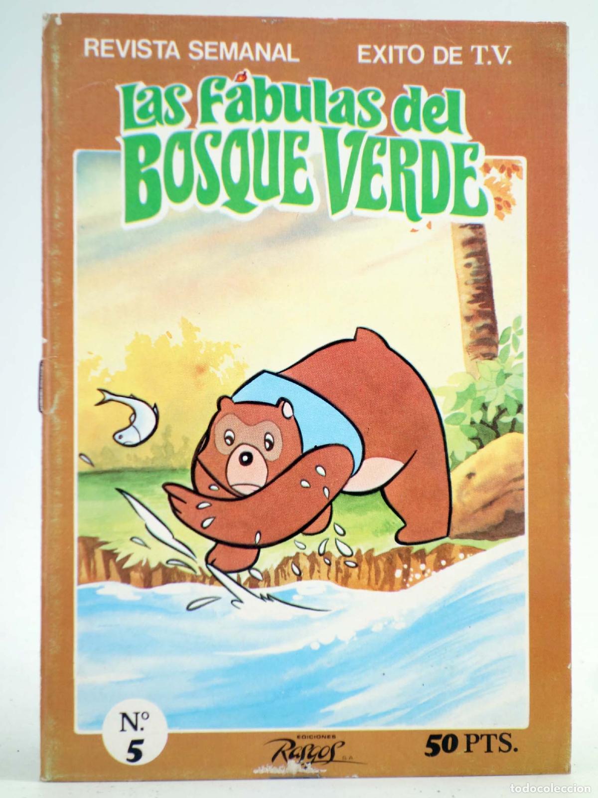 Fumetti: LAS F&Aacute;BULAS DEL BOSQUE VERDE 5. EL OSO BORIS EST&Aacute; HAMBRIENTO. Rasgos, 1983