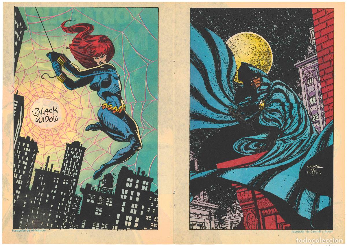 C&oacute;mics: P&oacute;ster Marvel. Black Window (Al Milgrom) y Capa y Pu&ntilde;al (Gammill & Austin) - Foto 1