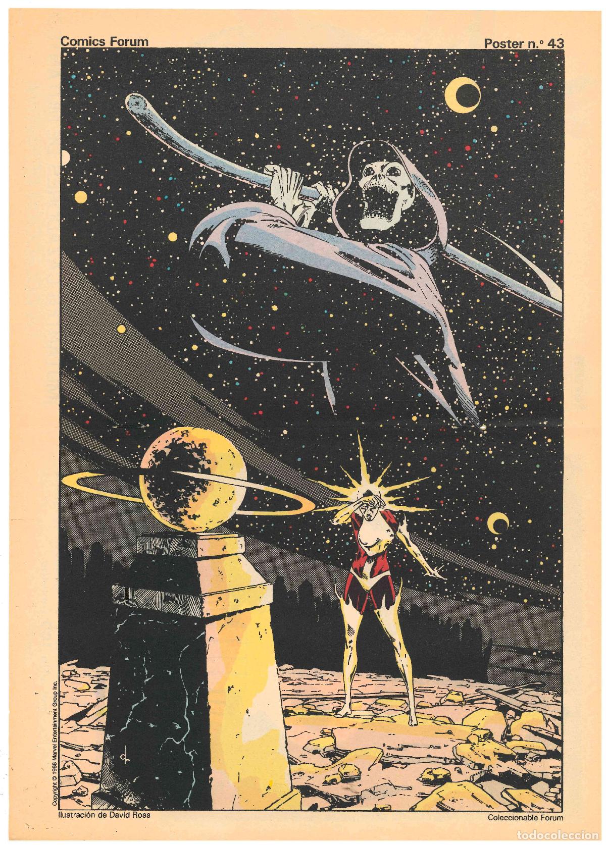 C&oacute;mics: P&oacute;ster n&ordm; 43. Coleccionable Forum. Ilustraci&oacute;n David Ross - Foto 1