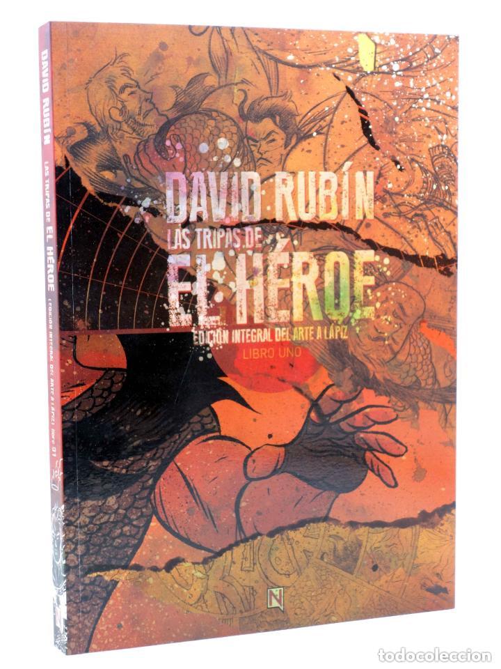 C&oacute;mics: * LAS TRIPAS DEL HEROE * EDICION INTEGRAL DEL ARTE A LAPIZ LIBRO UNO * DAVID RUBIN * NINTH ED.* - Foto 2
