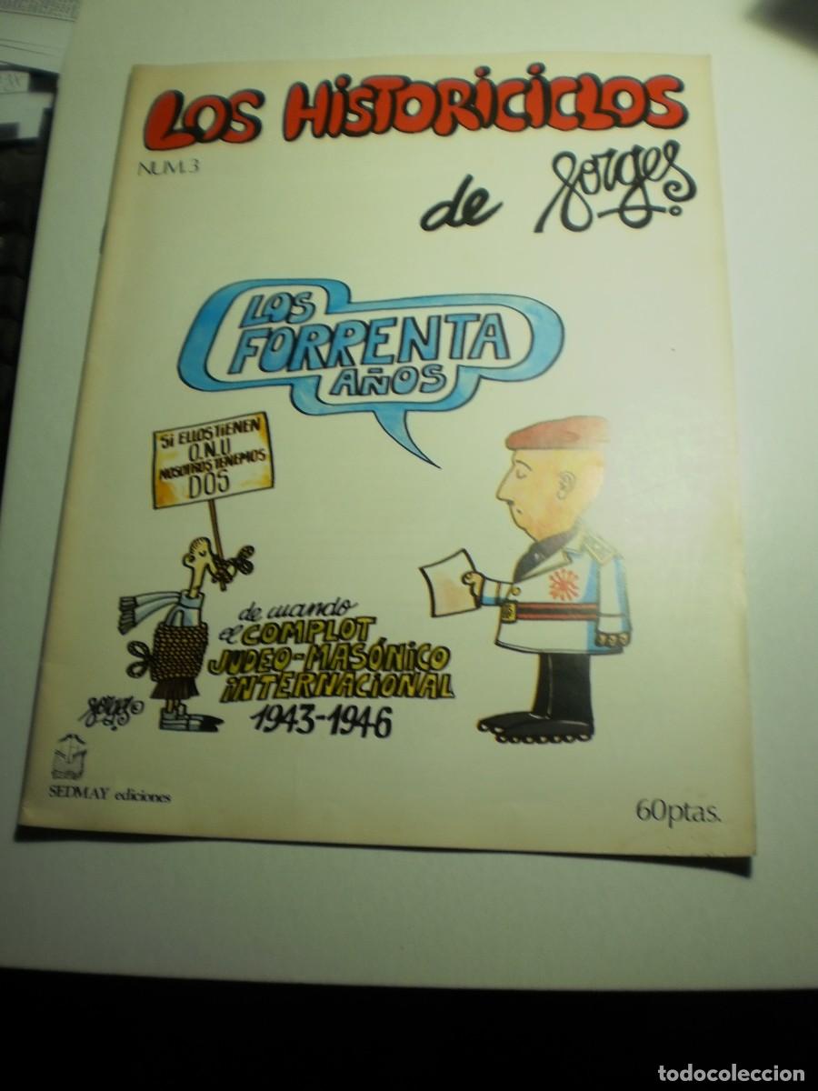 C&oacute;mics: los historiciclos de forges n&ordm; 3. sedmay ediciones 1977 (buen estado)