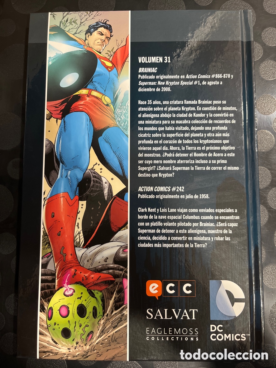 C&oacute;mics: COLECCI&Oacute;N NOVELAS GR&Aacute;FICAS N.31 SUPERMAN : BRAINIAC DC C&Oacute;MICS ECC SALVAT (2016/2020)