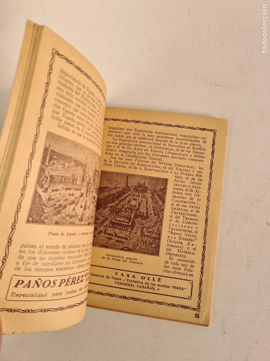 C&oacute;mics: Gu&iacute;a Cicerone Exposici&oacute;n Internacional Barcelona 1929 - Plano Mapa - Foto 12