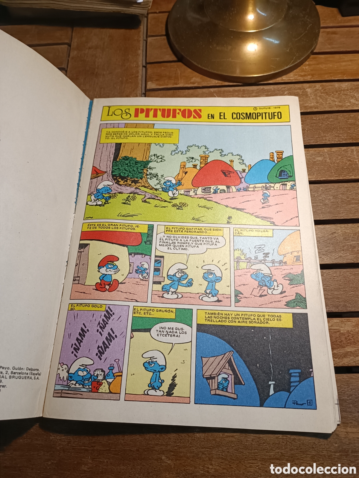 C&oacute;mics: COLECCION OLE LOS PITUFOS N&ordm; 7: EL COSMOPITUFO. 1&ordf; EDICION 1979 - Foto 3