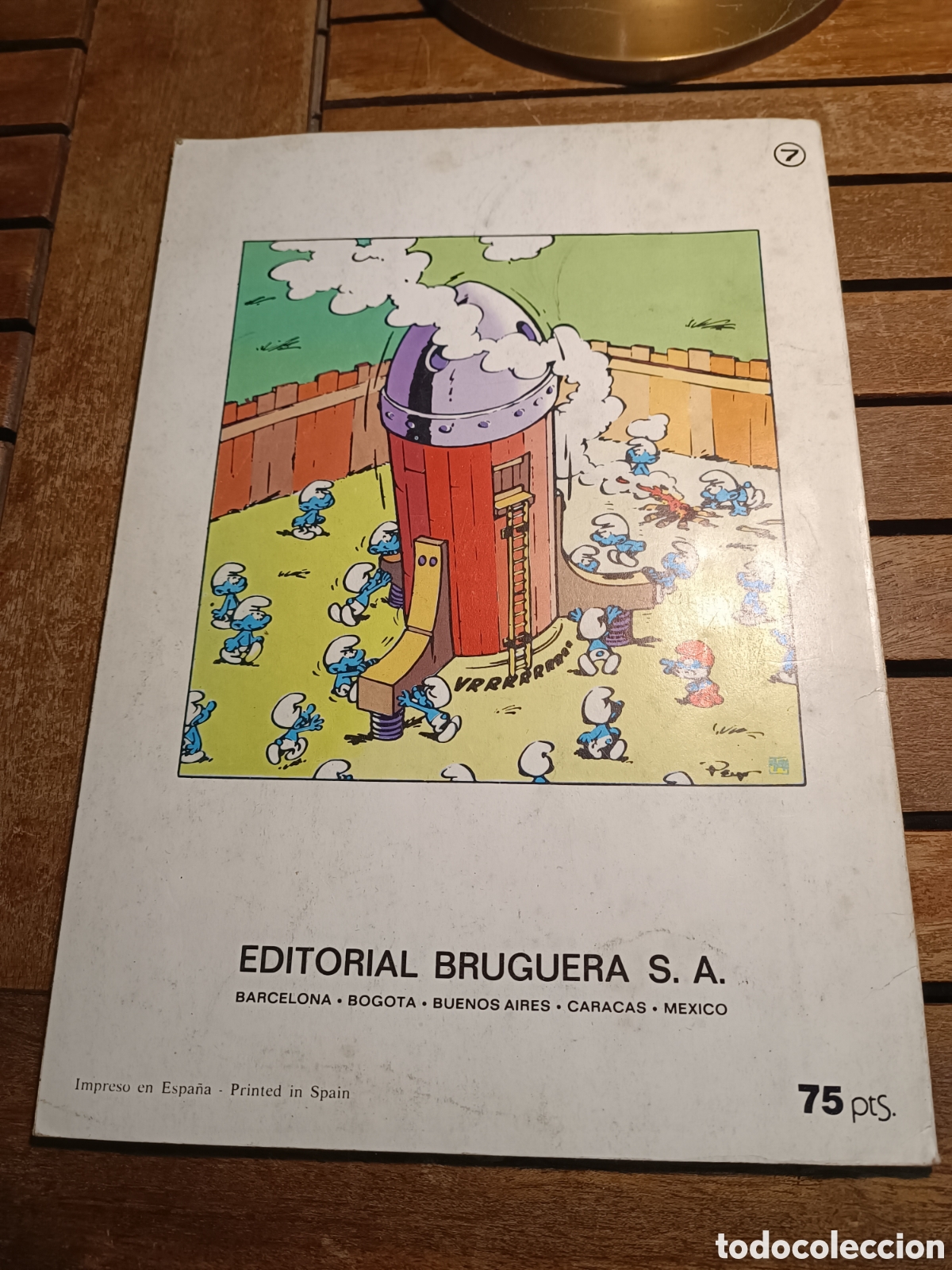C&oacute;mics: COLECCION OLE LOS PITUFOS N&ordm; 7: EL COSMOPITUFO. 1&ordf; EDICION 1979 - Foto 4