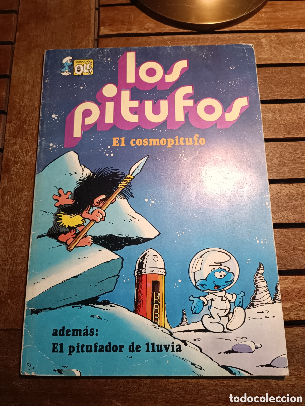 C&oacute;mics: COLECCION OLE LOS PITUFOS N&ordm; 7: EL COSMOPITUFO. 1&ordf; EDICION 1979 - Foto 1
