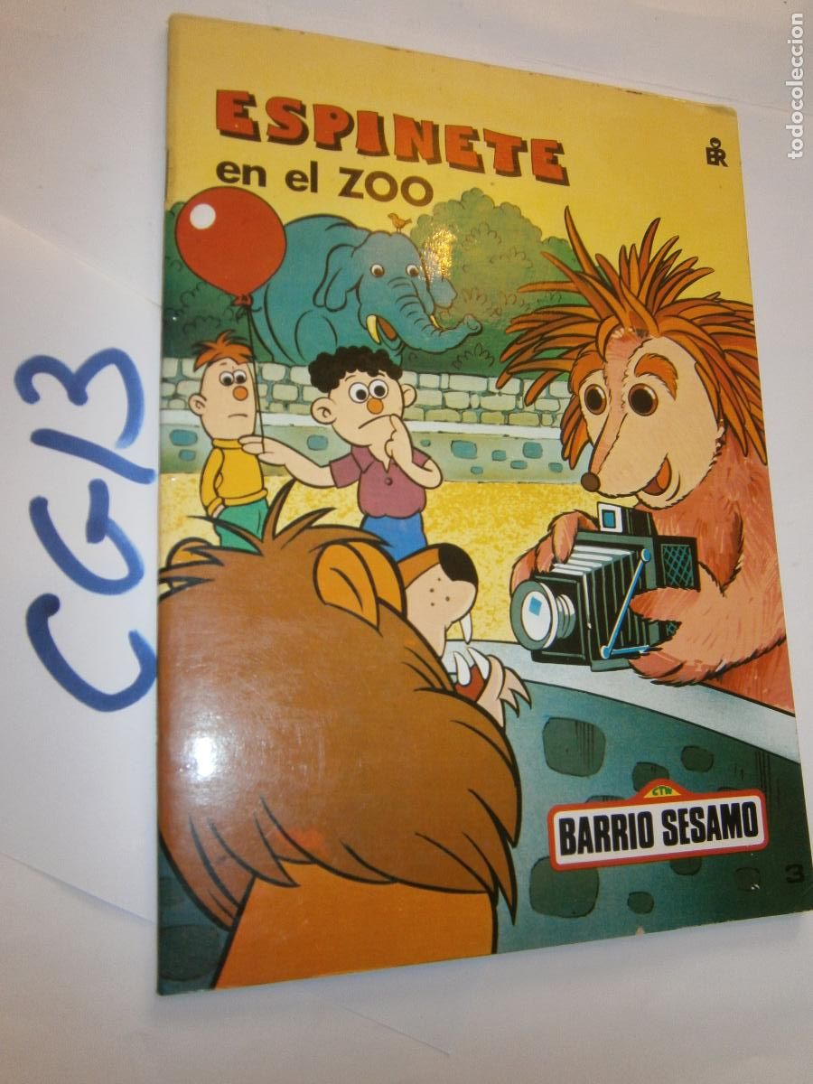 C&oacute;mics: ANTIGUO CUENTO COMIC - BARRIO SESAMO - ESPINETE EN EL ZOO - TRIDIMENSIONAL - Foto 1