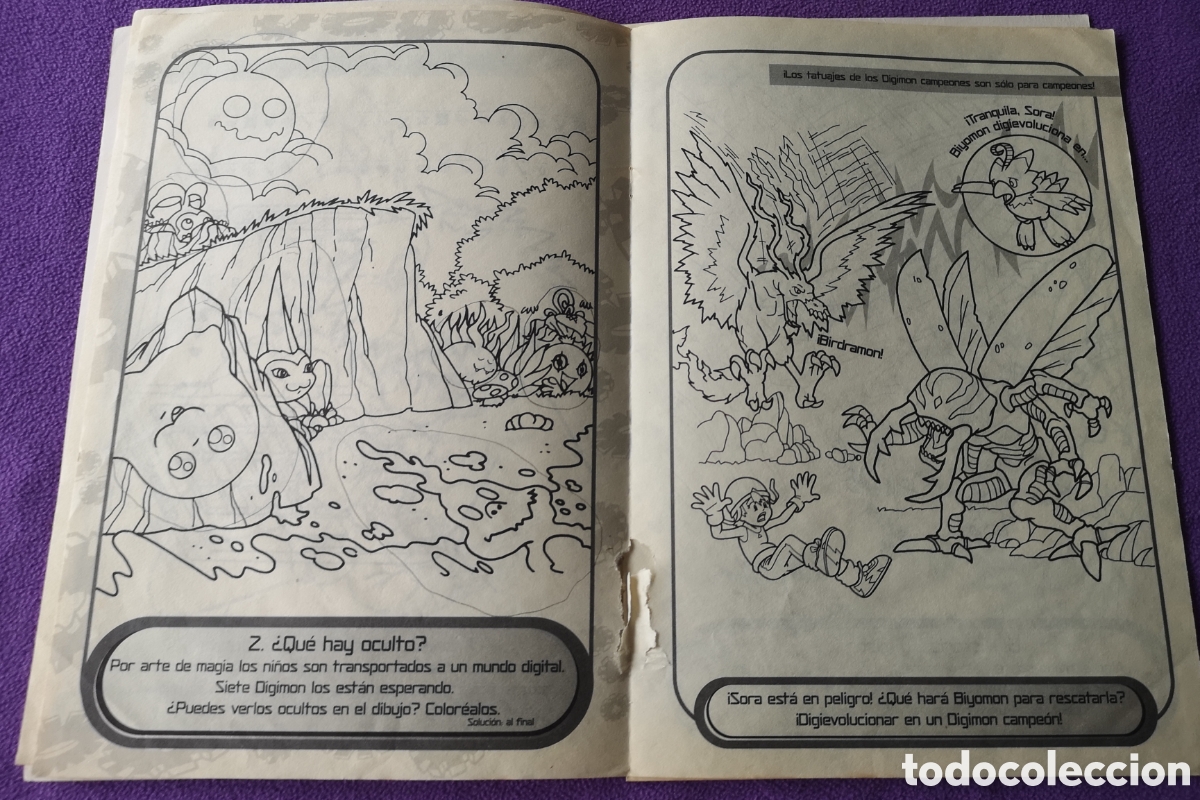 C&oacute;mics: Libro de colorear Viaje al Digimundo - Foto 3