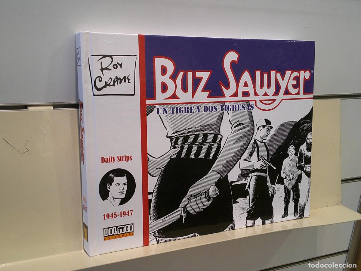 C&oacute;mics: BUZ SAWYER 1945-1947 DILY STRIPS - DOLMEN OFERTA - Foto 1