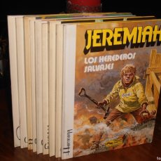 Cómics: 9 COMICS DE LA SERIE JEREMIAH DE HERMANN. EDICIONES JUNIOR.