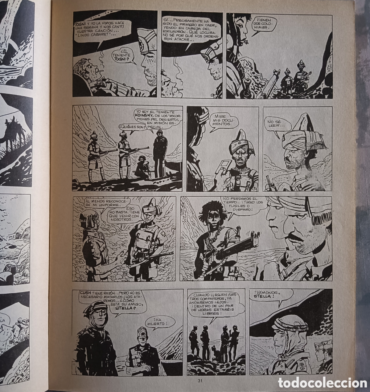 C&oacute;mics: Hugo Pratt - Los Escorpiones del Desierto - Foto 9