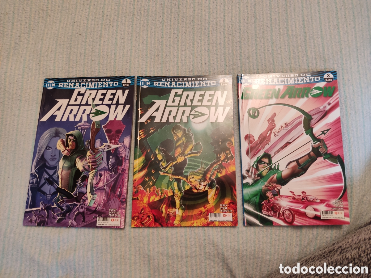 C&oacute;mics: Green Arrow Renacimiento Tomos 1 a 3 R&uacute;stica - Foto 1