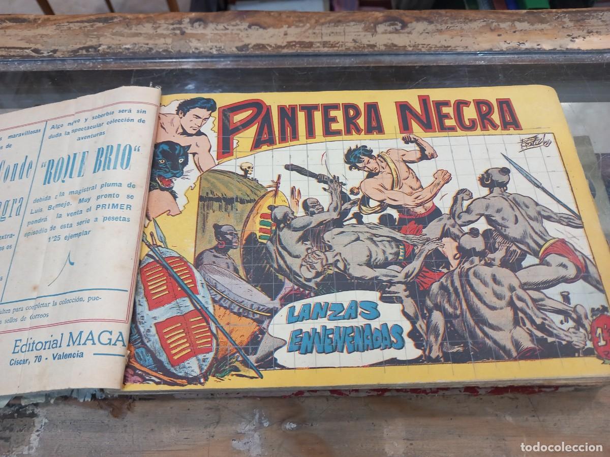 C&oacute;mics: Pantera Negra, completa, original 54 n&uacute;meros. Encuadernada. - Foto 2