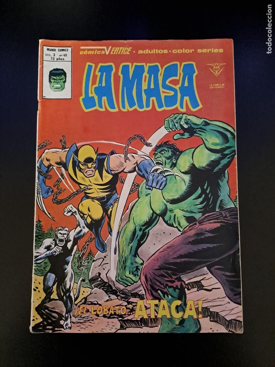 C&oacute;mics: La Masa 40, V&eacute;rtice en muy buen estado - Foto 1