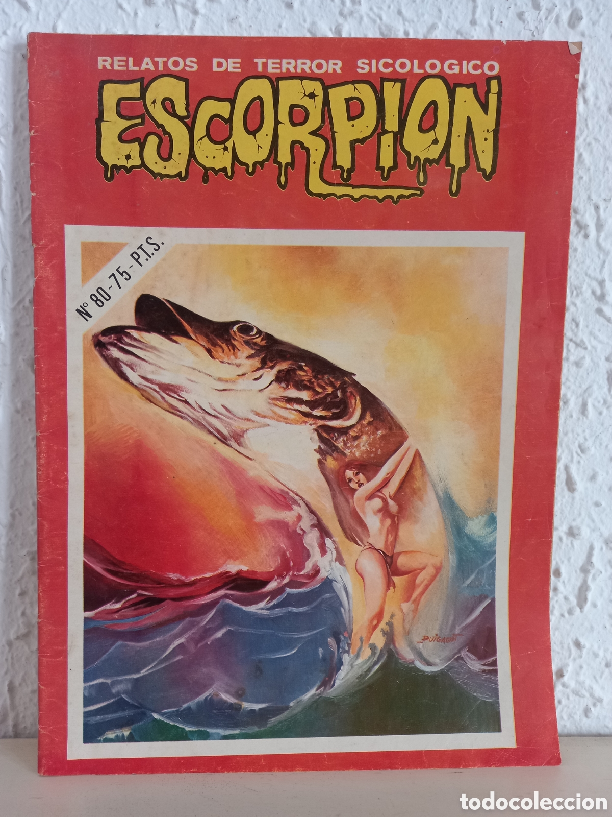 ESCORPI&Oacute;N. Relatos de Terror Sicologico. N80