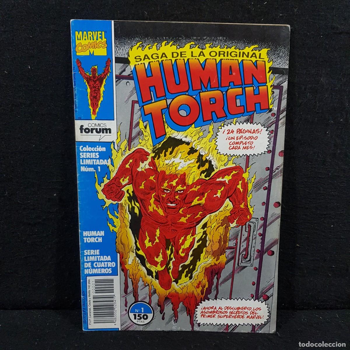 C&oacute;mics: HUMAN TORCH SAGA DE LA ORIGINAL - N&ordm; 1 - MARVEL COMICS - COMICS FORUM / 412 - Foto 1