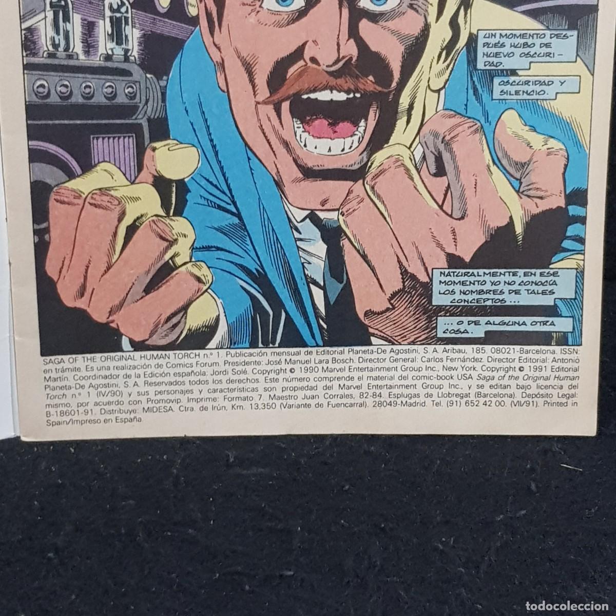 C&oacute;mics: HUMAN TORCH SAGA DE LA ORIGINAL - N&ordm; 1 - MARVEL COMICS - COMICS FORUM / 412 - Foto 3