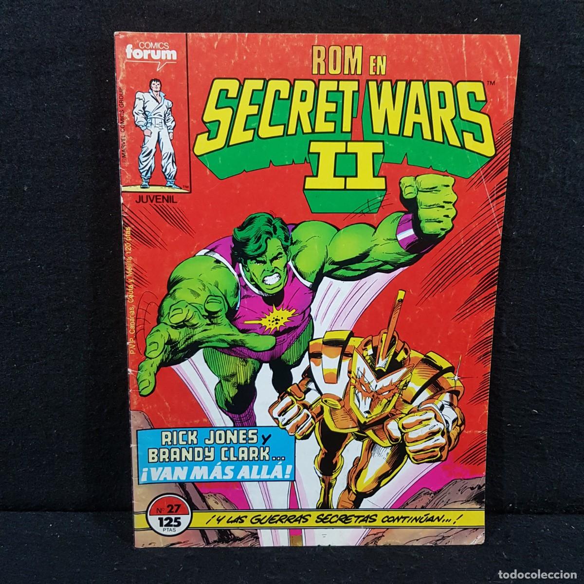 C&oacute;mics: ROM EN SECRET WARS II - COMICS FORUM - JUVENIL - N&ordm; 27 / 431 - Foto 1