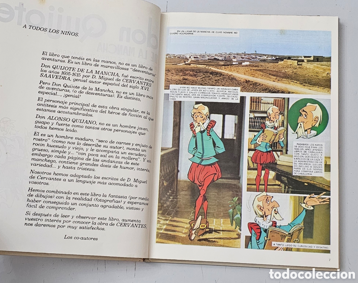 C&oacute;mics: LIBRO COMIC DON QUIJOTE DE LA MANCHA (Espa&ntilde;a - Sedmay Ediciones - 1979) COMO NUEVO - Foto 11