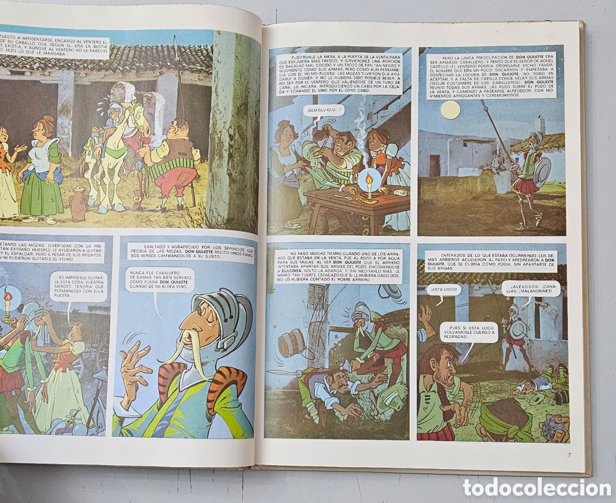 C&oacute;mics: LIBRO COMIC DON QUIJOTE DE LA MANCHA (Espa&ntilde;a - Sedmay Ediciones - 1979) COMO NUEVO - Foto 13