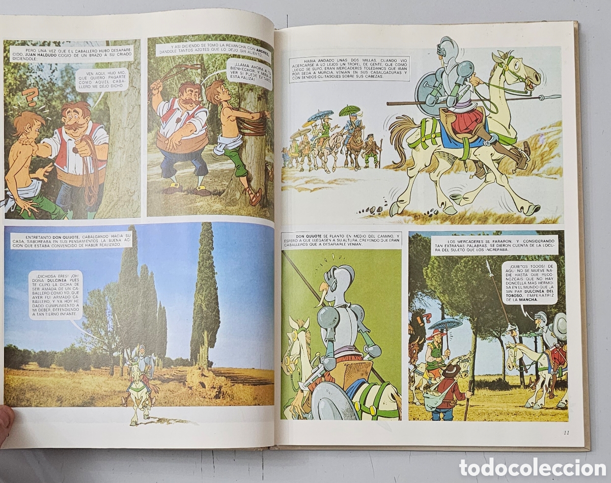 C&oacute;mics: LIBRO COMIC DON QUIJOTE DE LA MANCHA (Espa&ntilde;a - Sedmay Ediciones - 1979) COMO NUEVO - Foto 14