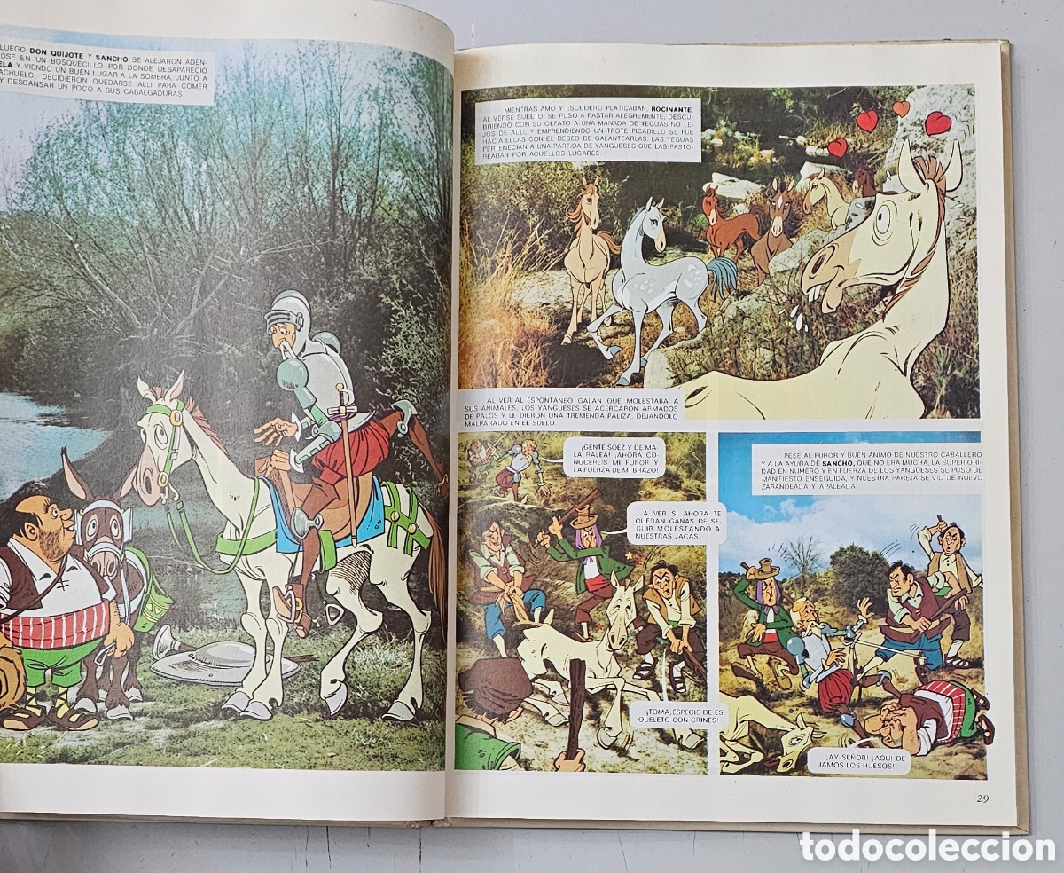 C&oacute;mics: LIBRO COMIC DON QUIJOTE DE LA MANCHA (Espa&ntilde;a - Sedmay Ediciones - 1979) COMO NUEVO - Foto 16