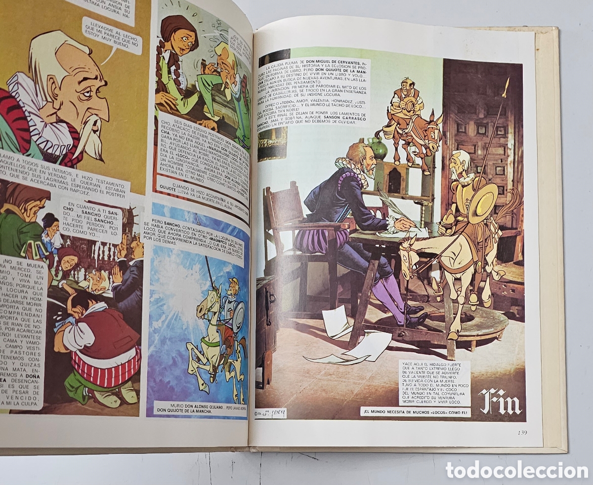 C&oacute;mics: LIBRO COMIC DON QUIJOTE DE LA MANCHA (Espa&ntilde;a - Sedmay Ediciones - 1979) COMO NUEVO - Foto 18