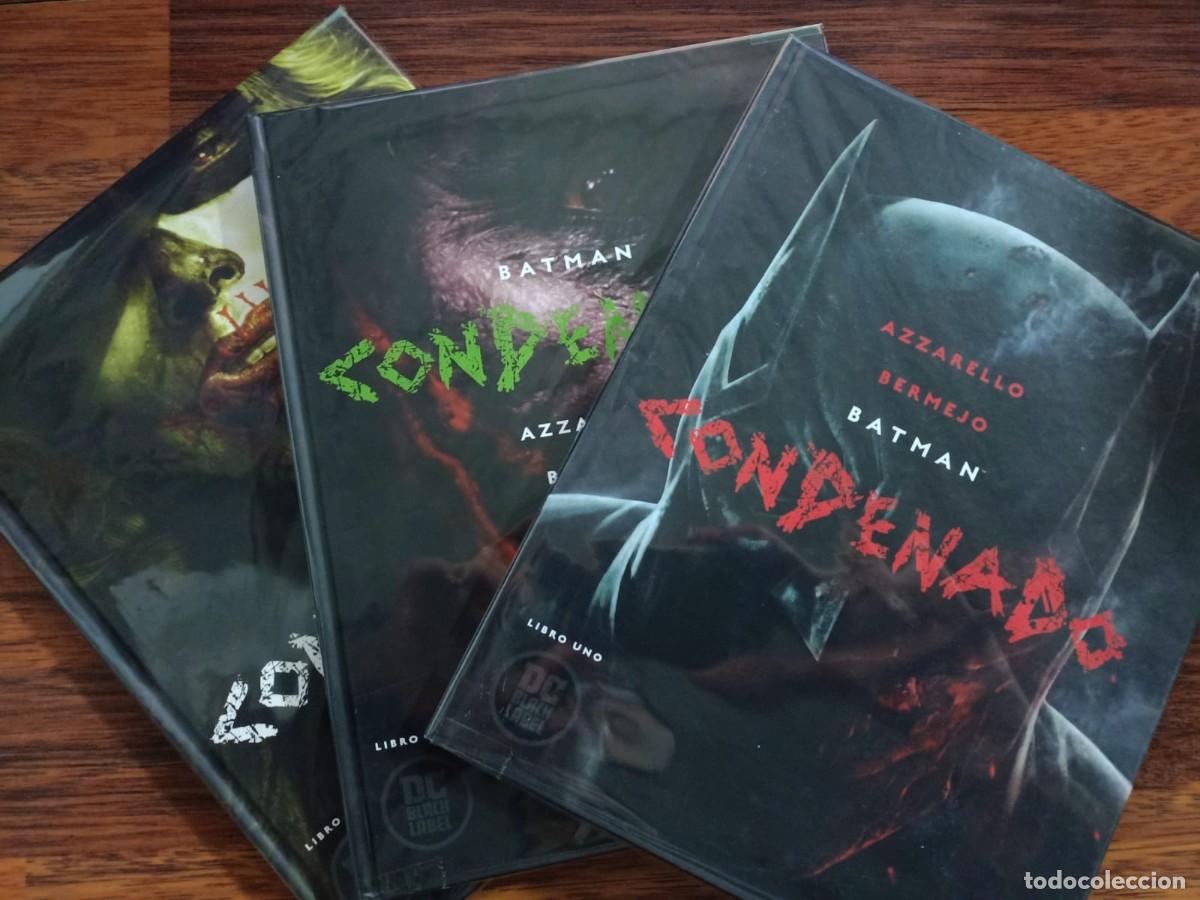 C&oacute;mics: BATMAN. CONDENADO. AZZARELLO, BERMEJO. 3 TOMOS. COMPLETO. ECC COMICS - Foto 1