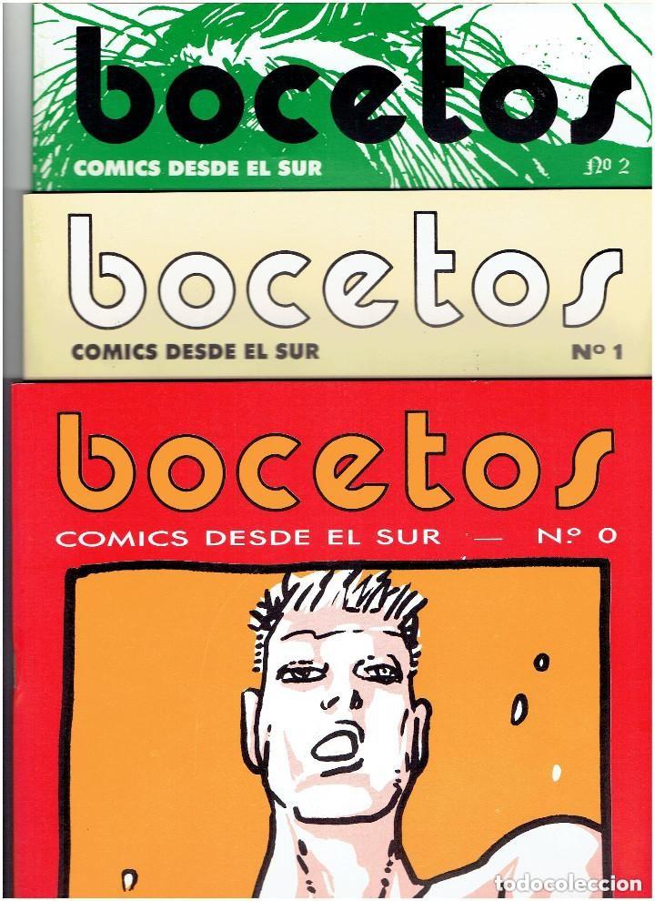 C&oacute;mics: BOCETOS N&ordm; 0 AL 2 (COMPLETO) - C&Oacute;MICS DESDE EL SUR - VVAA. - GRUPO BOCETOS, - Foto 1