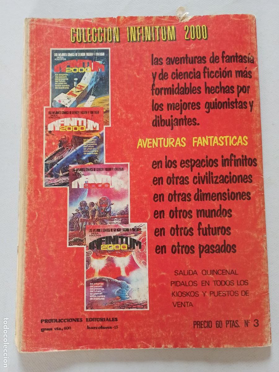 C&oacute;mics: INFINITUM 2000 N&ordm; 3 - PRODUCCIONES EDITORIALES (IP) - Foto 4