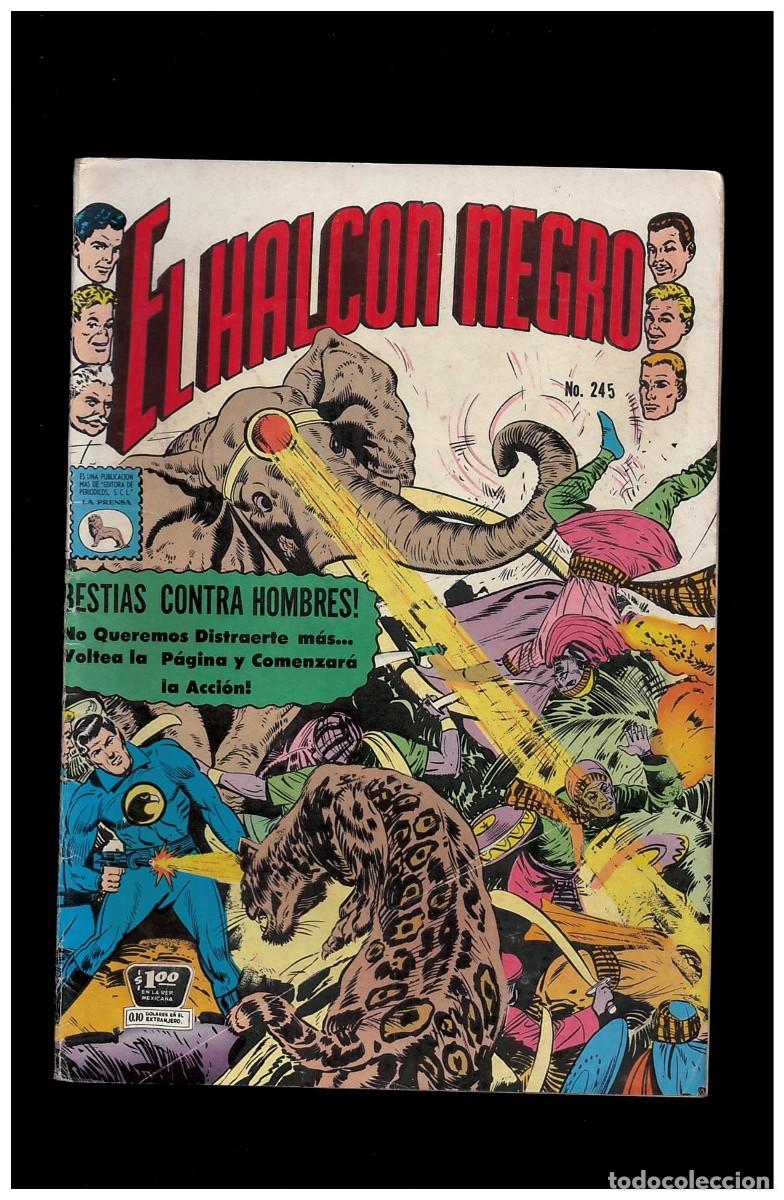 Comics: El halc&oacute;n negro 245, La Prensa en muy buen estado Bolsa xx
