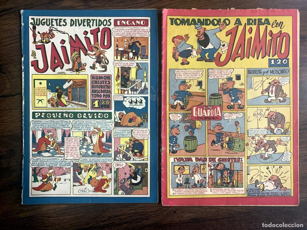 C&oacute;mics: JAIMITO. PRIMEROS N&Uacute;MEROS. AMENIDADES. 40 EJEMPLARES. - Foto 3
