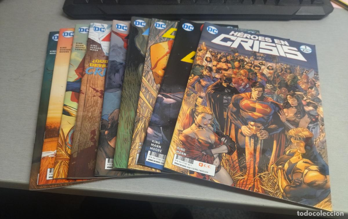 C&oacute;mics: H&Eacute;ROES EN CRISIS / COMPLETA 9 N&Uacute;MEROS / DC - ECC